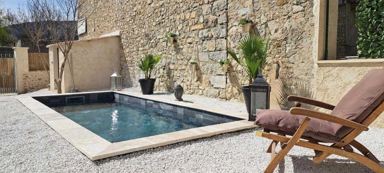Le Mazet Sainte-Jalle, Piscine Chauffee, Jardin Clos, Barbecue En Baronnies Provencales Exterior foto